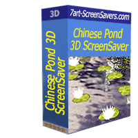 Lovely Pond 3D ScreenSaver for to mp4