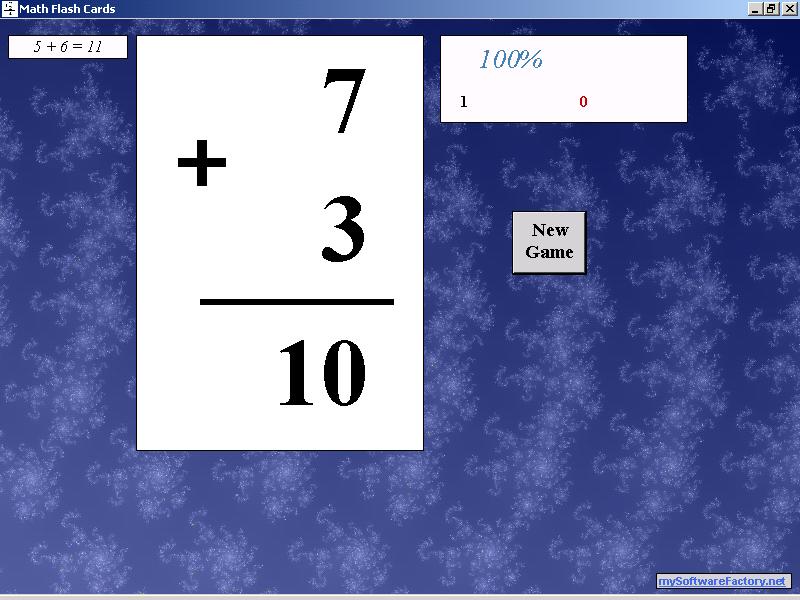 Math Flash Cards for to mp4