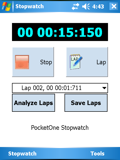 PocketOne StopWatch