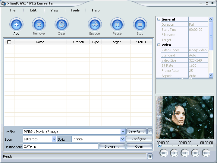 Xilisoft AVI MPEG Converter for to mp4