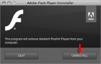Adobe Flash Player Uninstaller 12.0.0.70 screenshot. Click to enlarge!