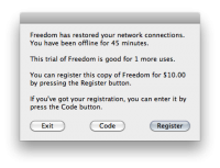 Freedom 0.7 screenshot. Click to enlarge!