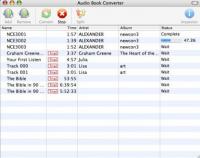 Macsome AudioBook Converter 2.0.2 screenshot. Click to enlarge!