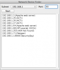 Network Device Finder 1.4 screenshot. Click to enlarge!