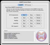 XAMPP 1.8.3-5 screenshot. Click to enlarge!