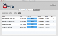 YTD Video Downloader 2.0 screenshot. Click to enlarge!