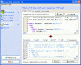 0-Code HTML Converter 3.0 screenshot. Click to enlarge!