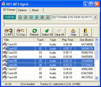 007 MP3 Agent 2.2.1 screenshot. Click to enlarge!