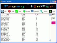 007 Proxy Finder 2.5 screenshot. Click to enlarge!