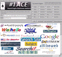 #1 ACE Search Engine Submission Software 5.09 screenshot. Click to enlarge!