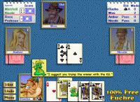 100% Free Euchre Card Game for Windows 7.40 screenshot. Click to enlarge!