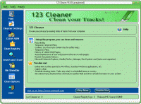123 Cleaner 6.00 screenshot. Click to enlarge!