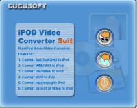 123 Cucusoft iPod Video Converter + DVD 2.1.2 screenshot. Click to enlarge!