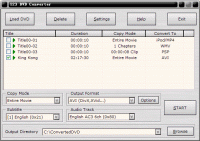 123 DVD Converter 4.7.6.4 screenshot. Click to enlarge!