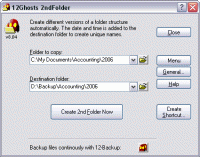 12Ghosts 2ndFolder 9.70 screenshot. Click to enlarge!