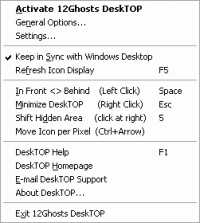 12Ghosts DeskTOP 9.70 screenshot. Click to enlarge!