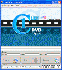 1Click DVD Ripper 2.03 screenshot. Click to enlarge!