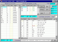 1D Stock Cutter 2.9 screenshot. Click to enlarge!