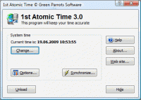 1st Atomic Time 3.0 screenshot. Click to enlarge!
