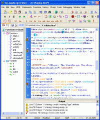 1st JavaScript Editor Lite 2.0 2.0 screenshot. Click to enlarge!