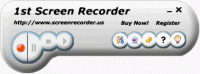 1st Screen Recorder 2.6.2 screenshot. Click to enlarge!