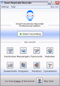 1st Smart Keystroke Recorder Pro 7.9 screenshot. Click to enlarge!