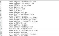 200 Free directory list 1.01 screenshot. Click to enlarge!