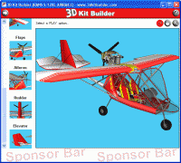 3D Kit Builder (RANS S-12XL AIRAILE) 3.5 screenshot. Click to enlarge!