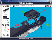 3D Kit Builder (Williams FW28) 3.20 screenshot. Click to enlarge!