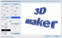 3D Maker 1.2 screenshot. Click to enlarge!