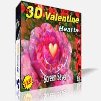 3D Valentine Hearts Screensaver 1.21 screenshot. Click to enlarge!
