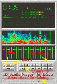 !4D AudioPlayer SGLX 1.5 screenshot. Click to enlarge!