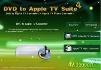 4Videosoft DVD to Apple TV Suite 3.1.08 screenshot. Click to enlarge!
