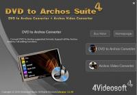 4Videosoft DVD to Archos Suite 4.1.26 screenshot. Click to enlarge!