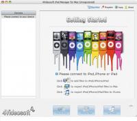 4Videosoft iPod Manager for Mac 3.3.18 screenshot. Click to enlarge!