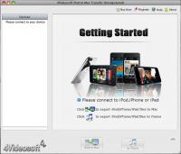 4Videosoft iPod to Mac Transfer 3.3.18 screenshot. Click to enlarge!