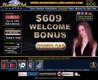 $609 DIAMOND CLUB CASINO DELUXE 3.6 screenshot. Click to enlarge!