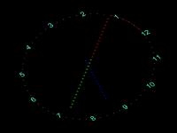 7art Rotary Clock ScreenSaver 1.1 screenshot. Click to enlarge!