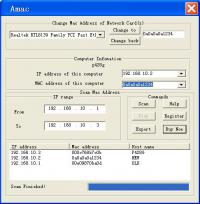 A-MAC Address Change 6.0 screenshot. Click to enlarge!