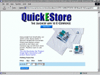 A QuickEStore 8.6 screenshot. Click to enlarge!