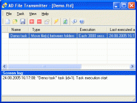 AD File Transmitter 1.5.1 screenshot. Click to enlarge!