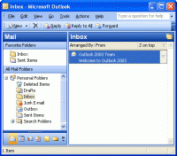 ADX Extensions for Outlook 1.0 screenshot. Click to enlarge!
