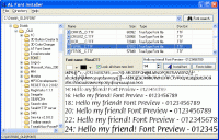 AL Font Installer 2.2 screenshot. Click to enlarge!