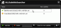 ALLSubtitleSearcher 1.2 screenshot. Click to enlarge!