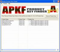APKF Product Key Finder 2.4.3.0 screenshot. Click to enlarge!