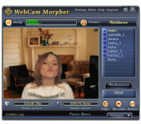 AV Webcam Morpher 2.0.9 screenshot. Click to enlarge!