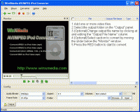 AVI/MPEG iPod Converter 2.1 screenshot. Click to enlarge!