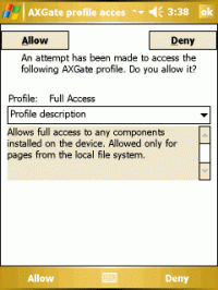 AXGate 1.1.0.0 screenshot. Click to enlarge!