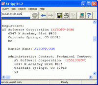 AY Spy 1.4 screenshot. Click to enlarge!
