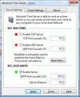 Absolute Time Server 8.1.999 screenshot. Click to enlarge!